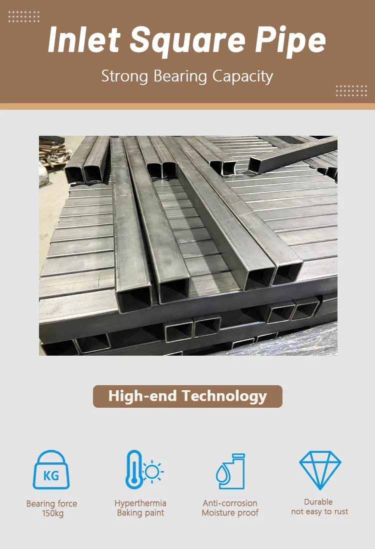 KERRY DISPLAY marble display stand inlet square pipe detail - reinforced square steel tube with strong bearing capacity for heavy marble and granite sample support