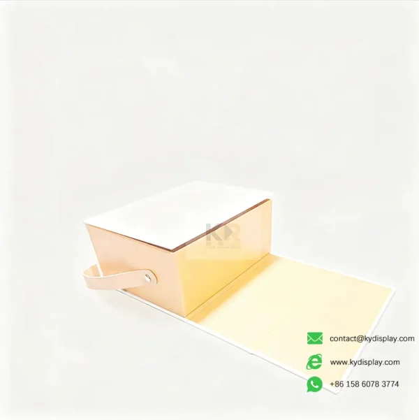 Leather Handle Stone Sample Box for Showrooms 4-Kerrydisplay Leather Handle Stone Sample Box for Showrooms 4-Kerrydisplay