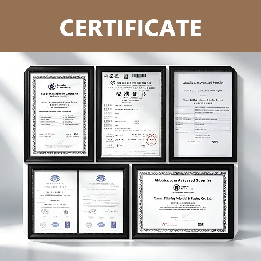 folding stone sample book factory quality certificate