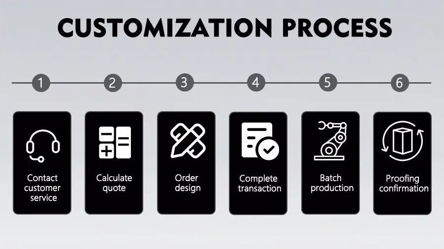 folding stone sample book custom OEM ODM cover process