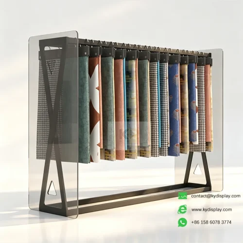 carpet display rack for showrooms
