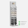 stone display tower with stone samples white Kerry DISPLAY