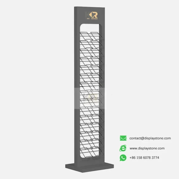 Vertical Stone Display Rack for Showrooms
