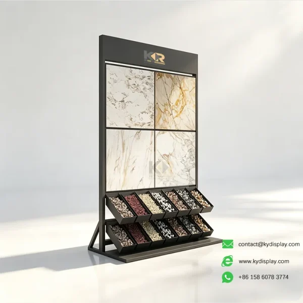 Combination Tile Display Rack for Showrooms