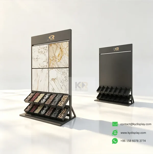Combination Tile Display Rack for Showrooms