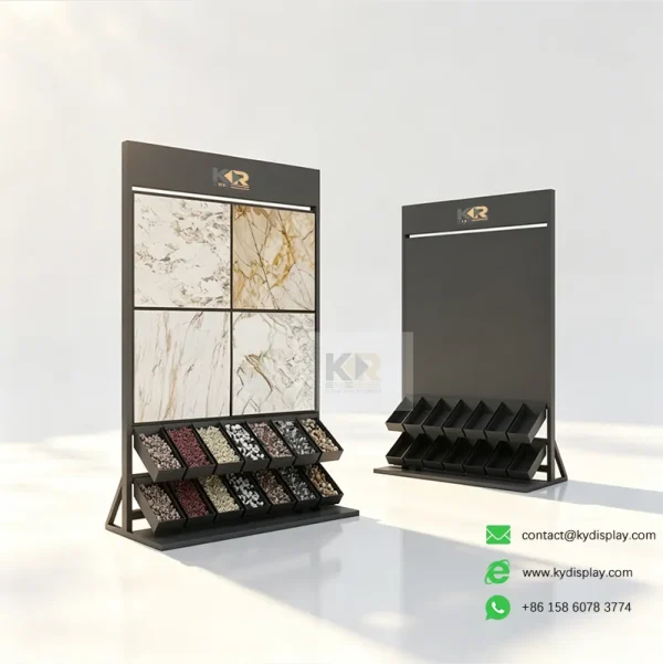 Combination Tile Display Rack for Showrooms