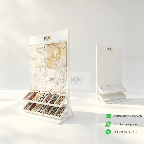Combination Tile Display Rack for Showrooms
