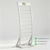 Curved Stone Display Stand For Showrooms White Empty curved stone display stand white empty view