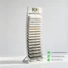 high capacity stone display rack white samples view