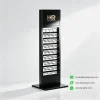 Stone Sample Display Tower For Showrooms Black Empty stone sample display tower black empty view