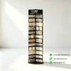 revolving mosaic display rack black samples view